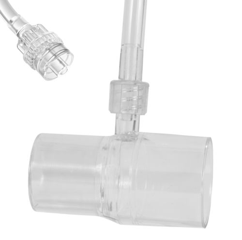 CPAP adapter including tube with Luer-Lock connection