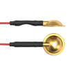Gold Cup Elektrode mit 100 bis 250 cm Kabel | 10 Stk.