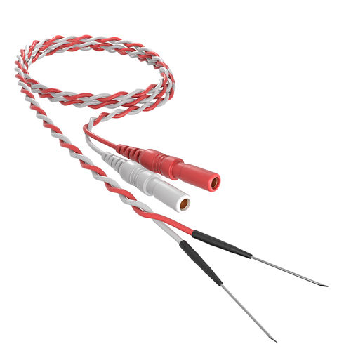 Subdermal Nadelelektrode (7 mm) und 150 cm Kabel verdrillt